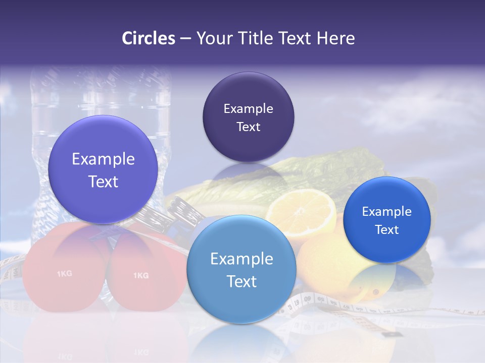 Tape Red Weight PowerPoint Template