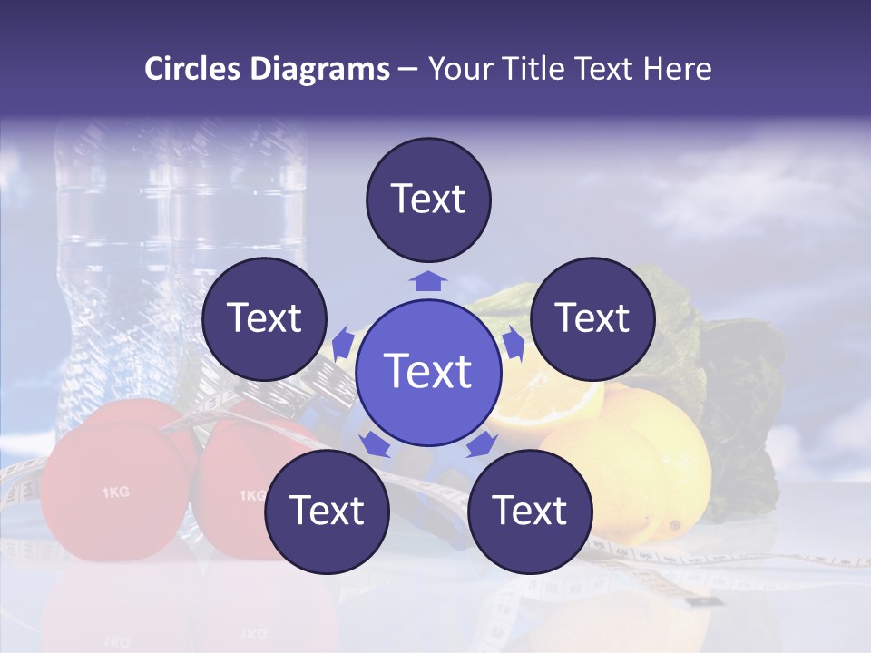 Tape Red Weight PowerPoint Template