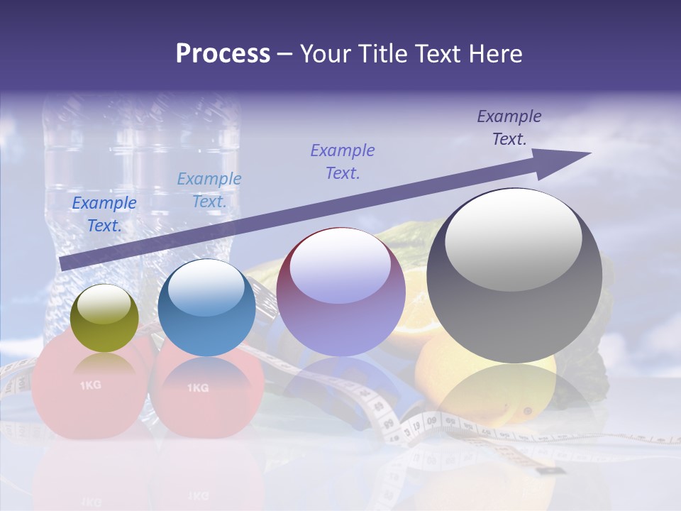 Tape Red Weight PowerPoint Template
