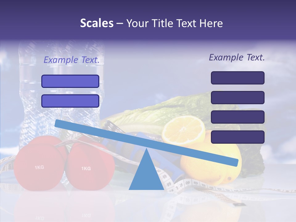 Tape Red Weight PowerPoint Template