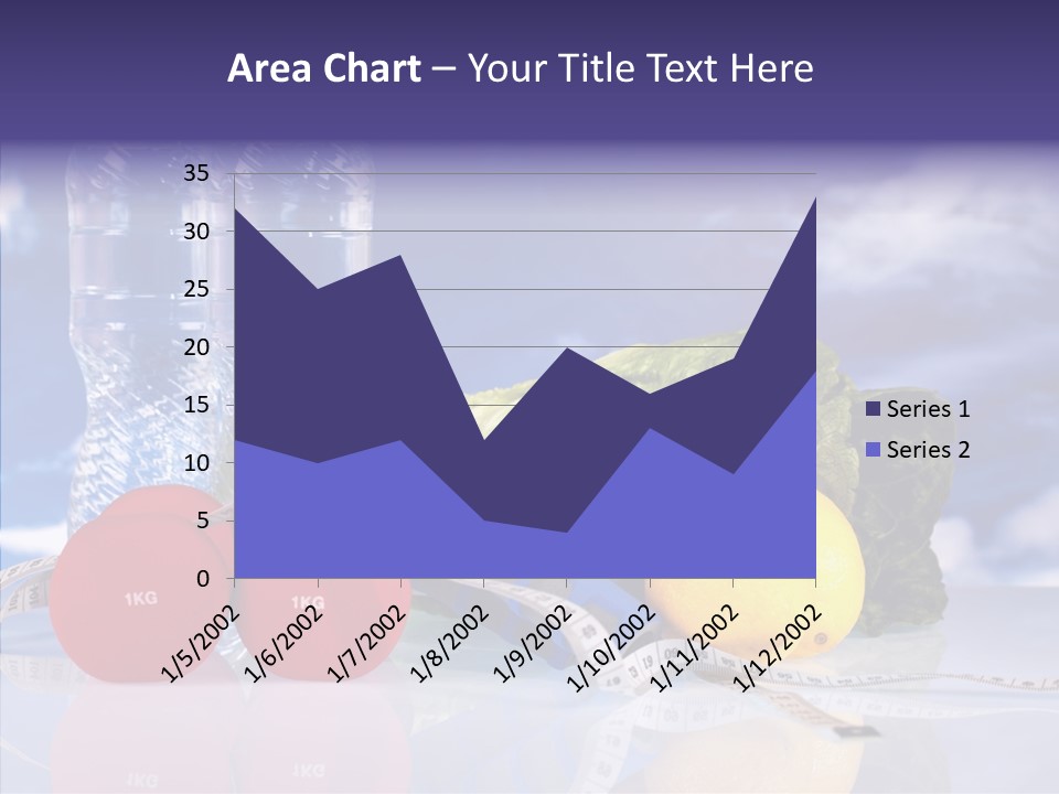 Tape Red Weight PowerPoint Template