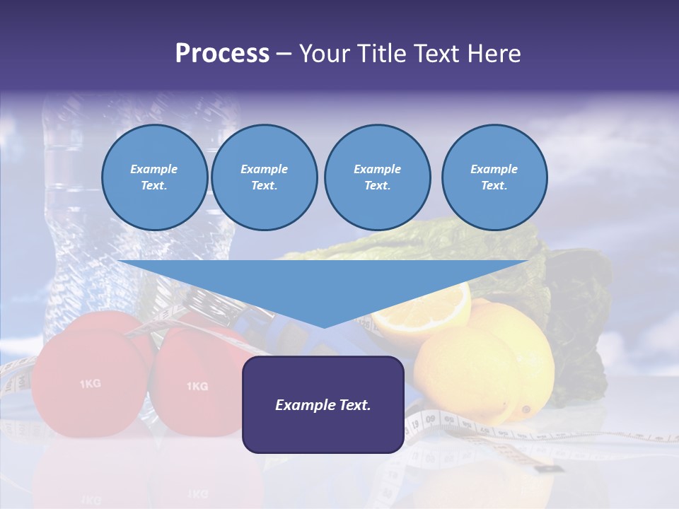 Tape Red Weight PowerPoint Template