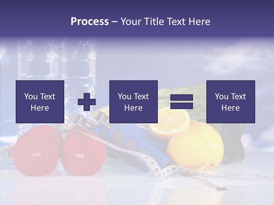 Tape Red Weight PowerPoint Template