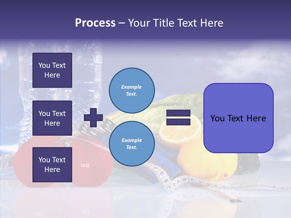 Tape Red Weight PowerPoint Template