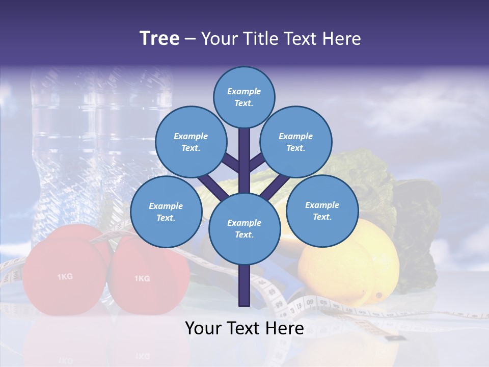 Tape Red Weight PowerPoint Template