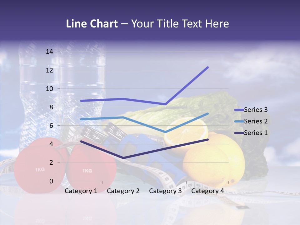 Tape Red Weight PowerPoint Template