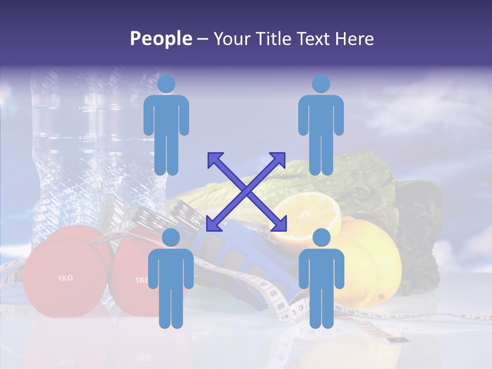 Tape Red Weight PowerPoint Template