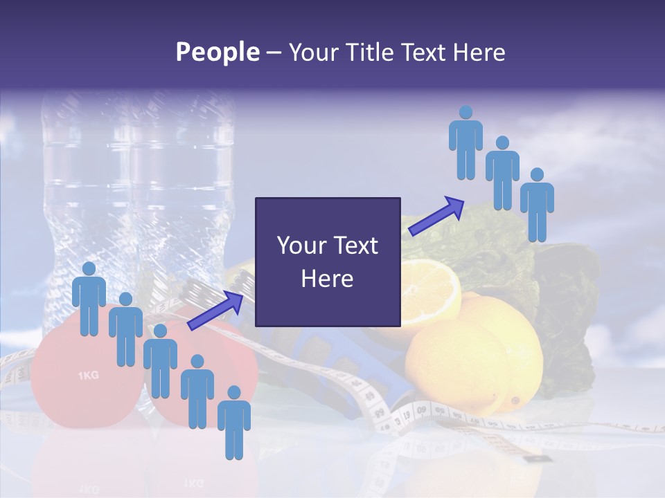 Tape Red Weight PowerPoint Template