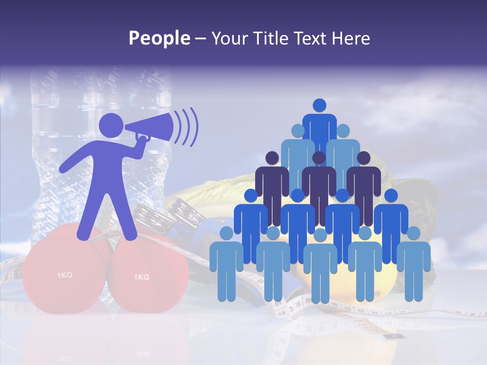 Tape Red Weight PowerPoint Template