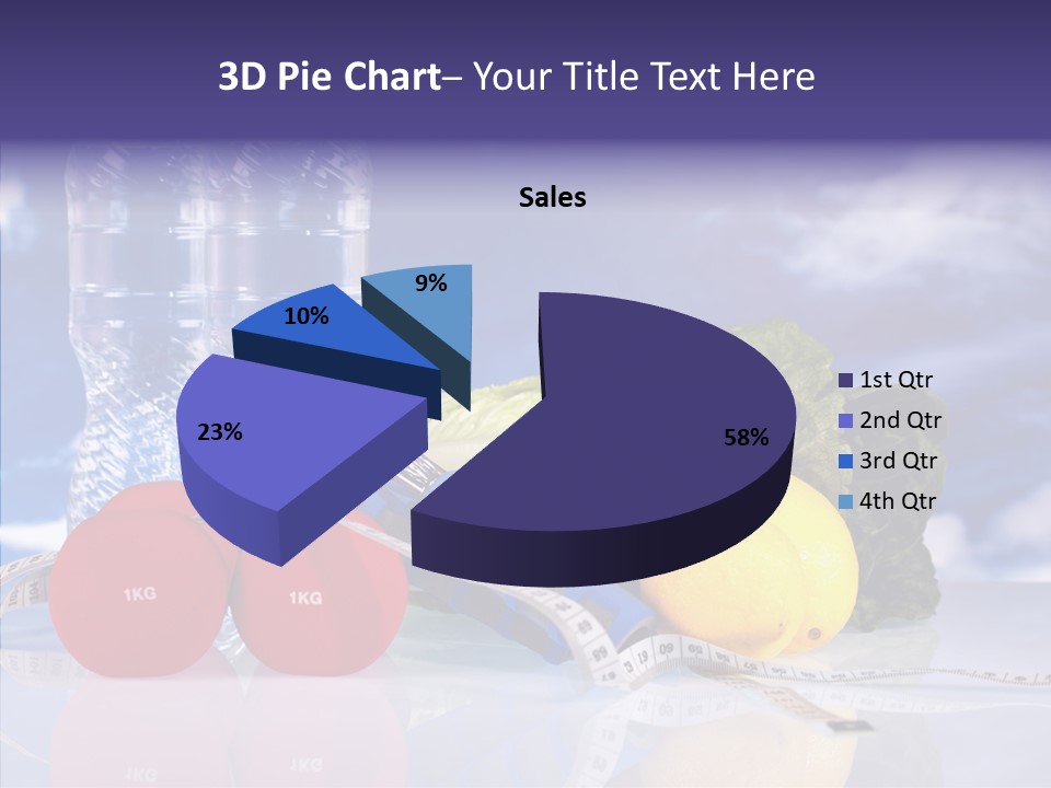 Tape Red Weight PowerPoint Template