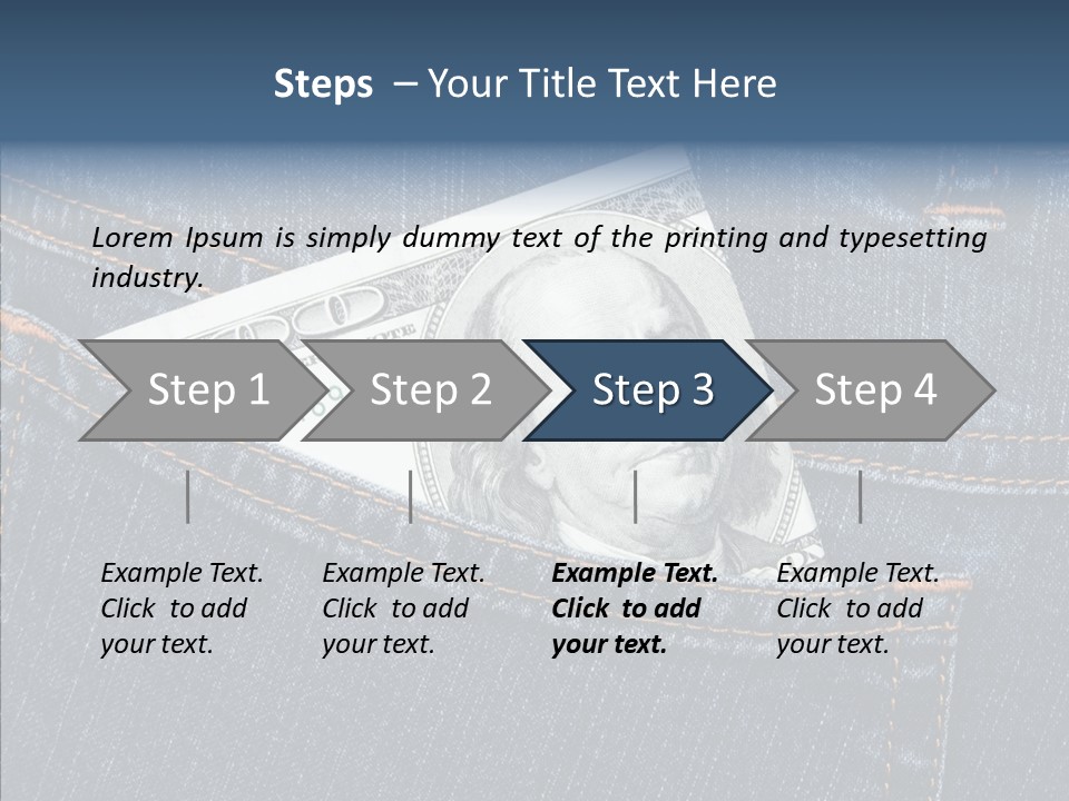 Handsome Economic Bills PowerPoint Template