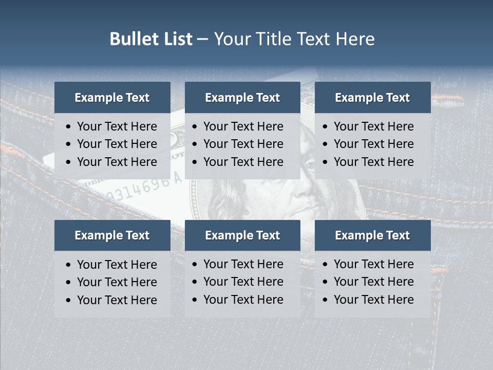 Handsome Economic Bills PowerPoint Template