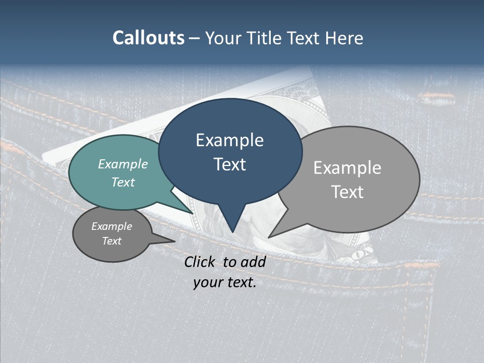 Handsome Economic Bills PowerPoint Template