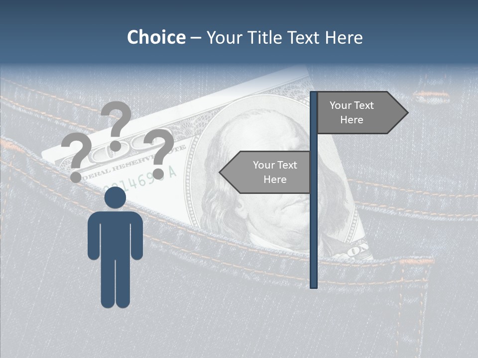 Handsome Economic Bills PowerPoint Template