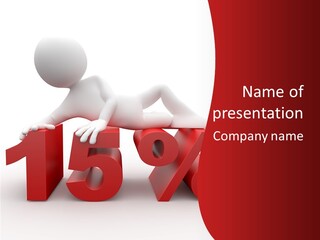 Isolated Sale Discount PowerPoint Template