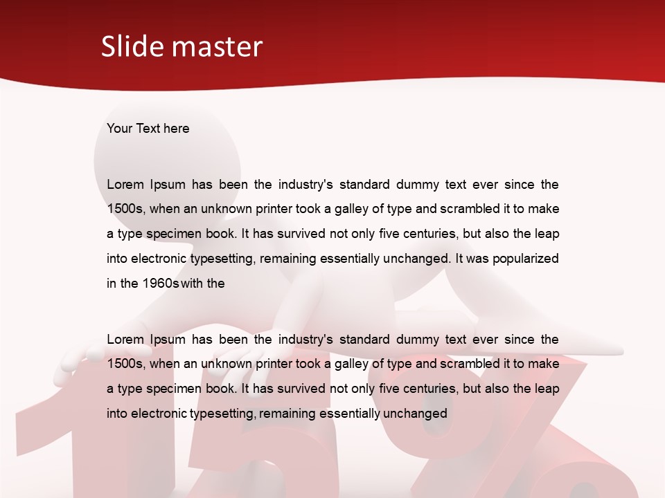 Isolated Sale Discount PowerPoint Template