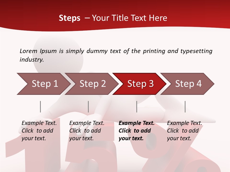 Isolated Sale Discount PowerPoint Template
