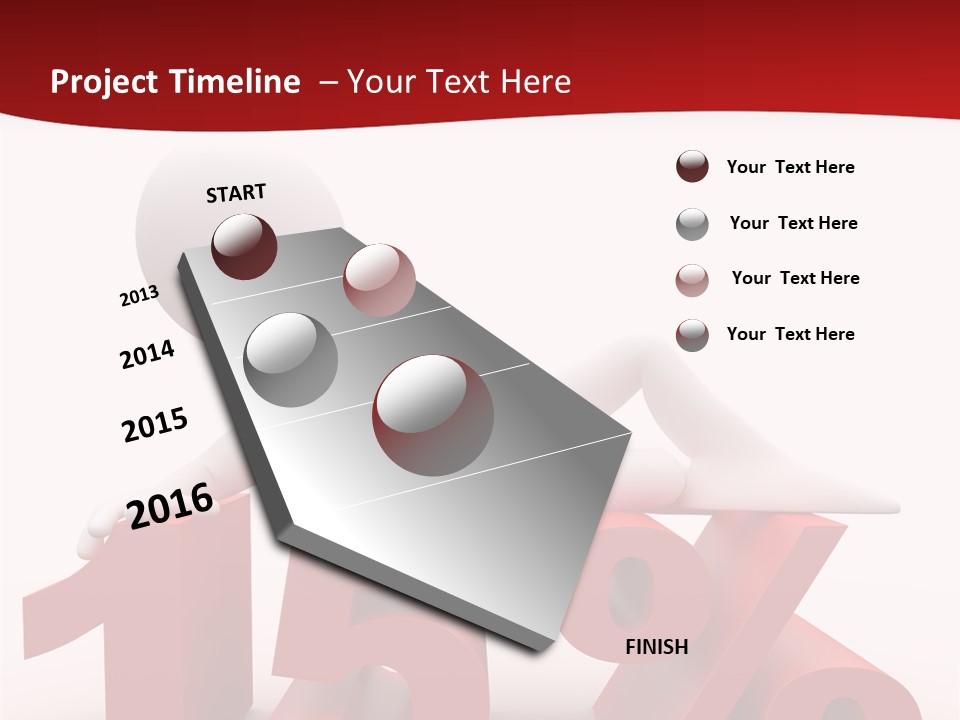 Isolated Sale Discount PowerPoint Template