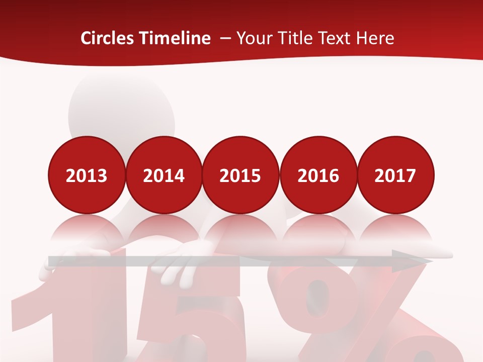 Isolated Sale Discount PowerPoint Template