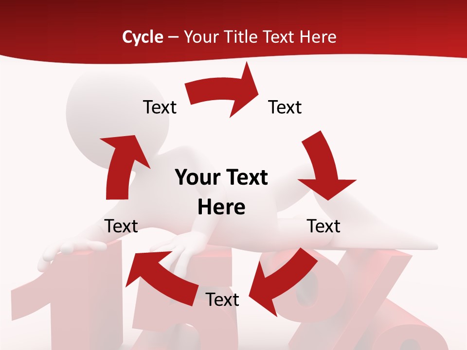 Isolated Sale Discount PowerPoint Template