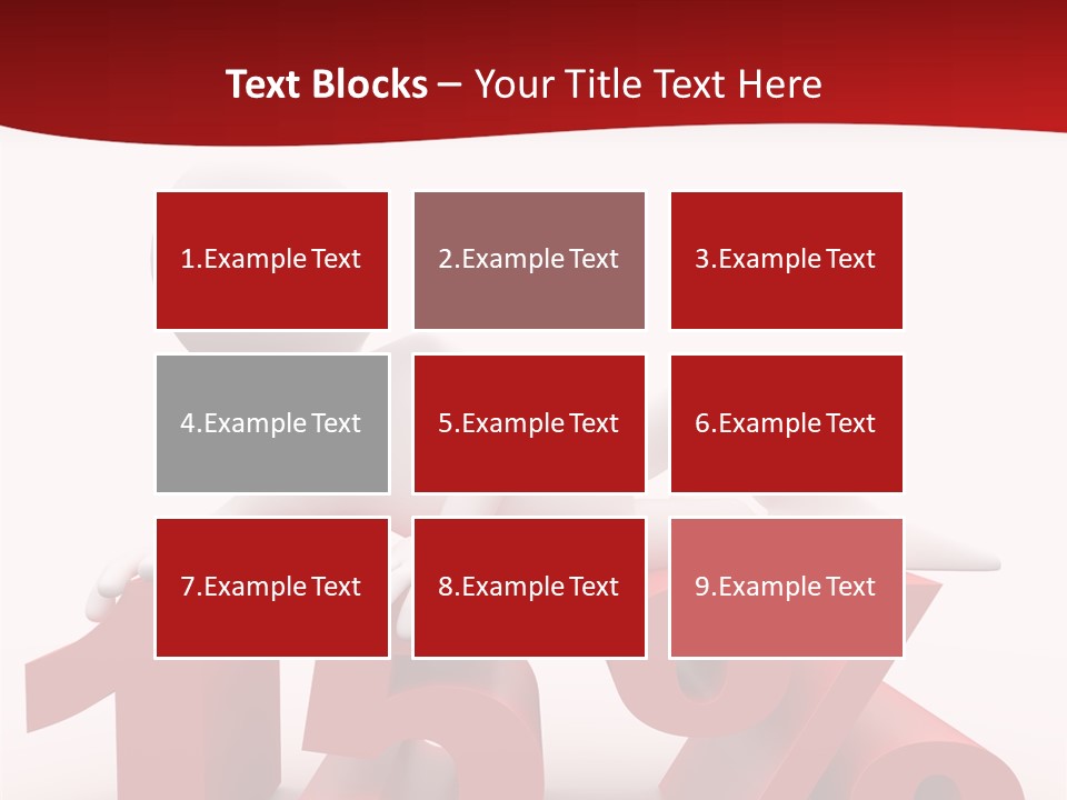 Isolated Sale Discount PowerPoint Template