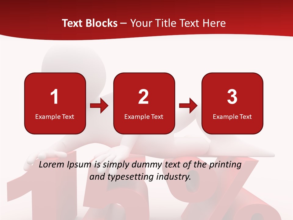 Isolated Sale Discount PowerPoint Template