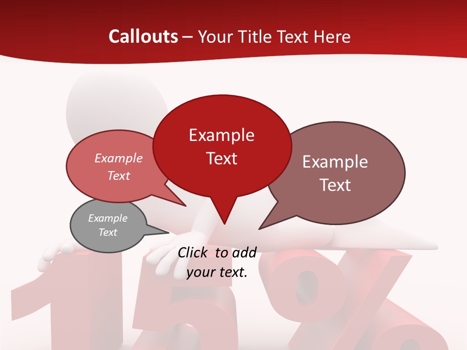 Isolated Sale Discount PowerPoint Template