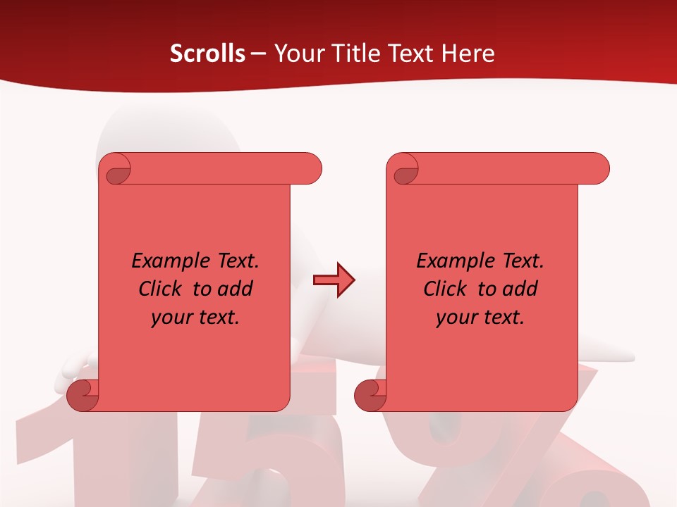 Isolated Sale Discount PowerPoint Template