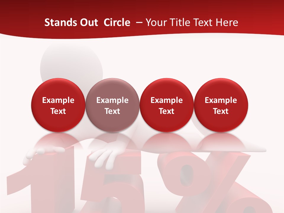 Isolated Sale Discount PowerPoint Template