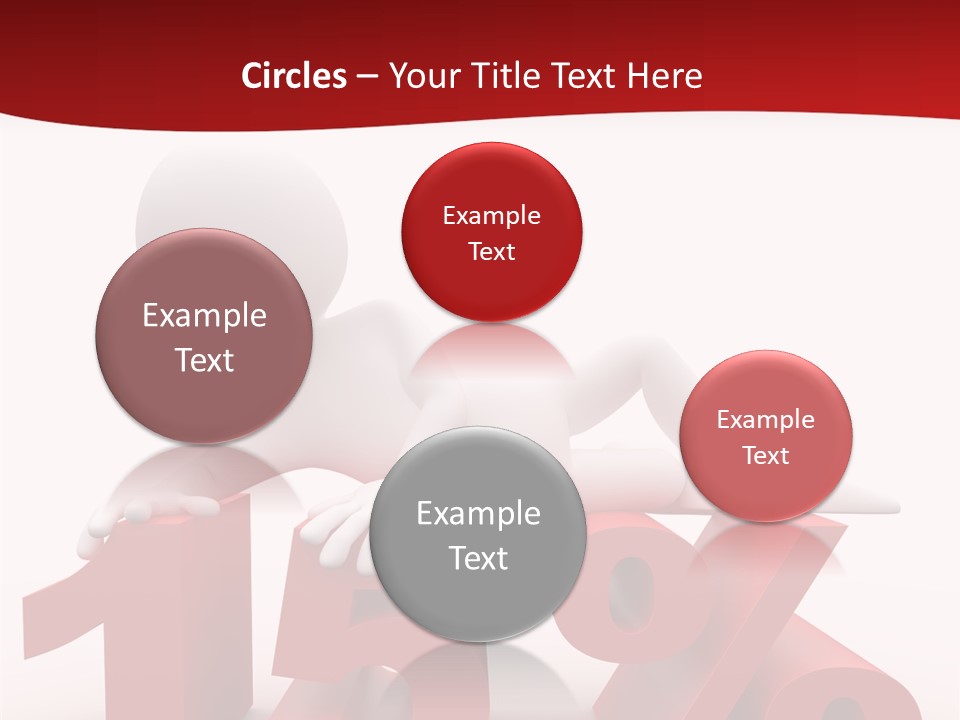 Isolated Sale Discount PowerPoint Template