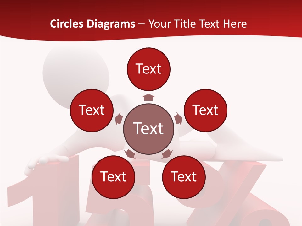 Isolated Sale Discount PowerPoint Template