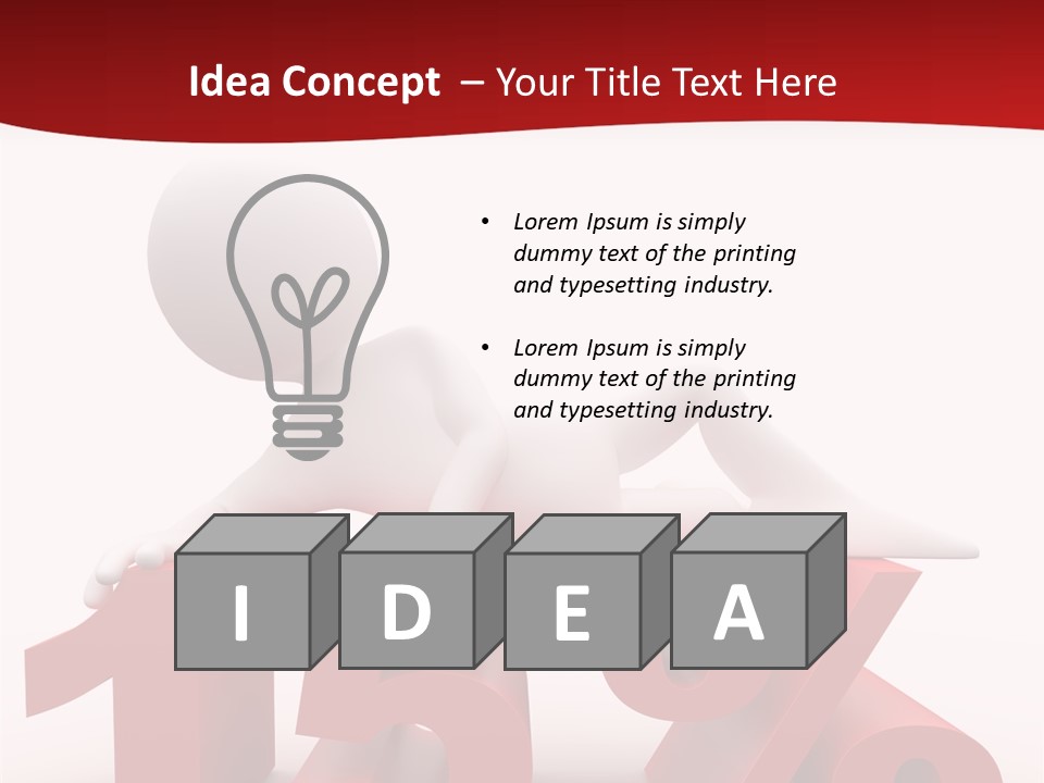 Isolated Sale Discount PowerPoint Template