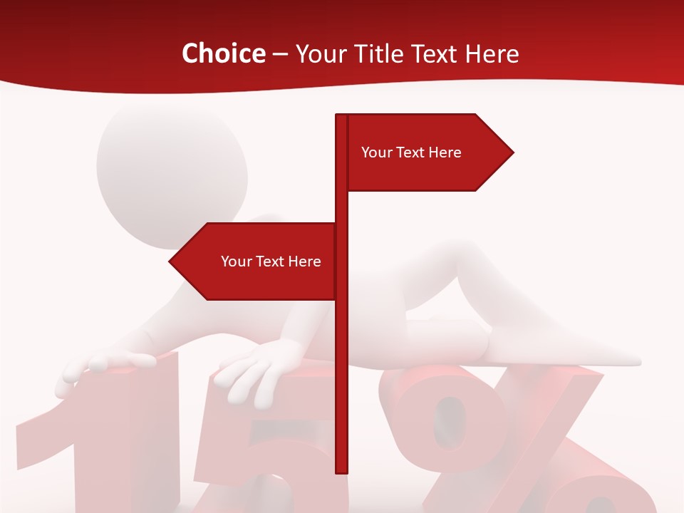 Isolated Sale Discount PowerPoint Template