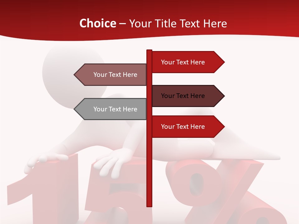 Isolated Sale Discount PowerPoint Template