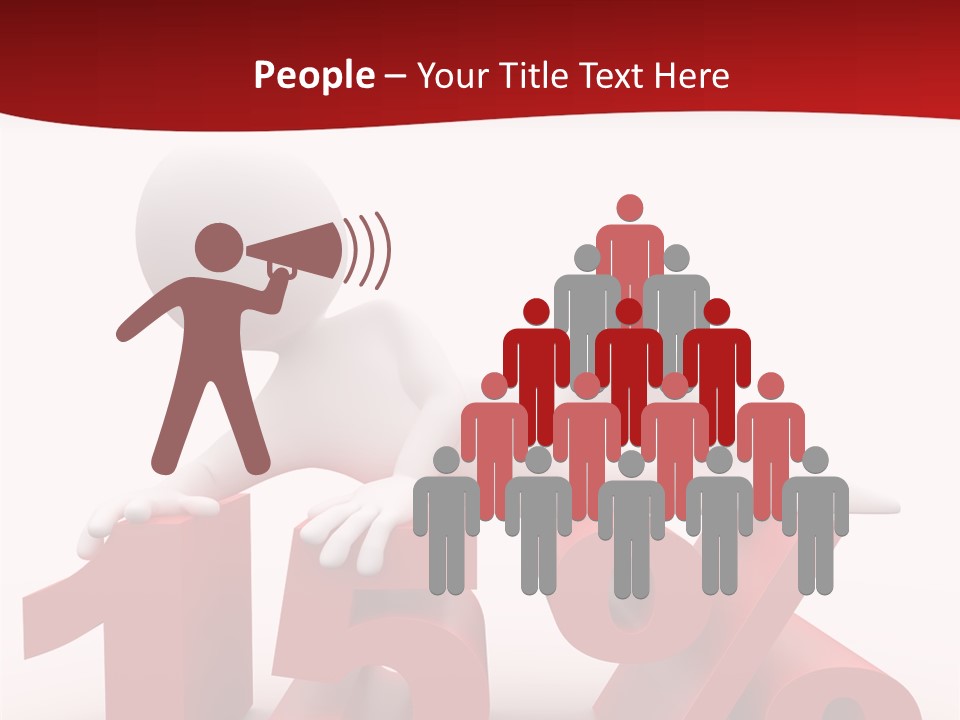 Isolated Sale Discount PowerPoint Template