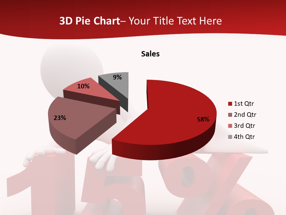 Isolated Sale Discount PowerPoint Template