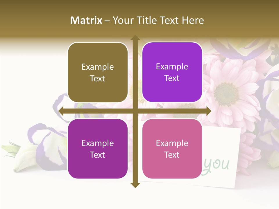 Flower Spring Chrysanthemums PowerPoint Template