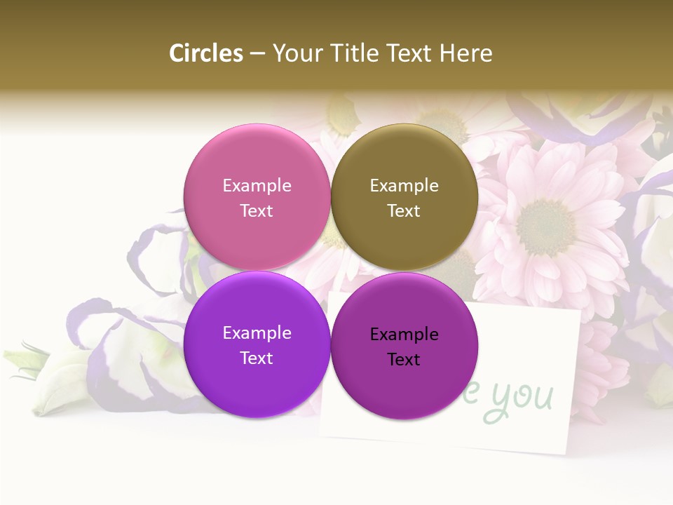 Flower Spring Chrysanthemums PowerPoint Template