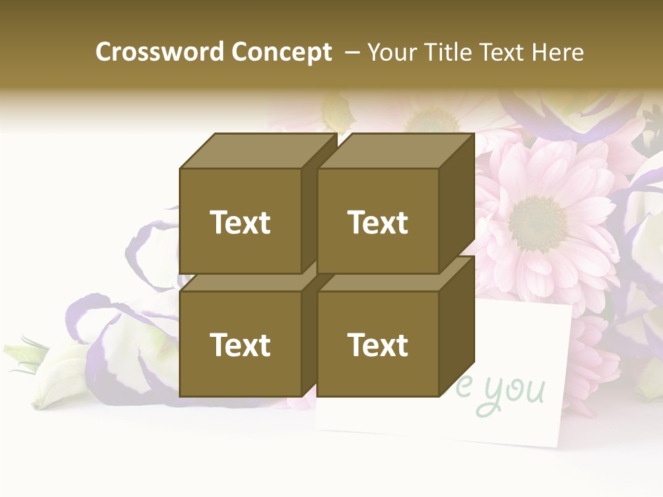 Flower Spring Chrysanthemums PowerPoint Template