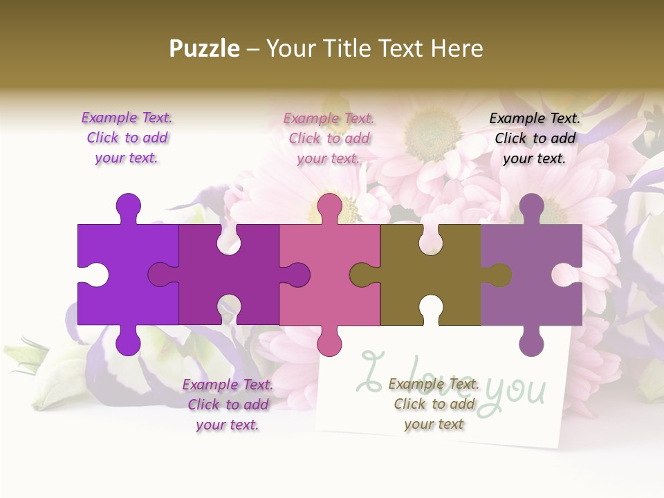 Flower Spring Chrysanthemums PowerPoint Template