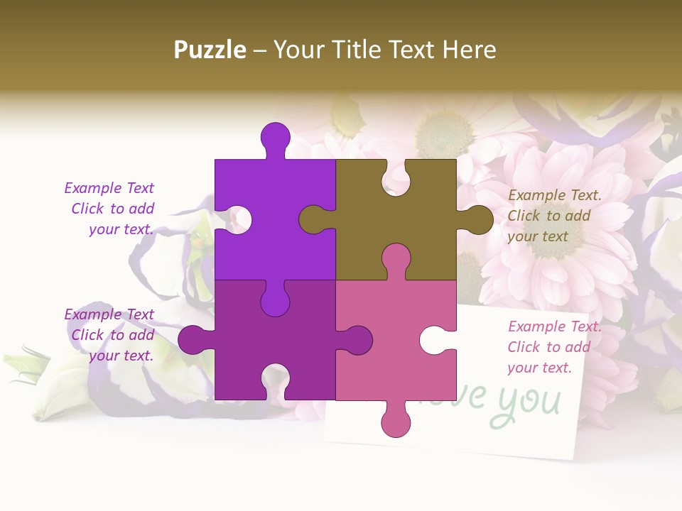 Flower Spring Chrysanthemums PowerPoint Template