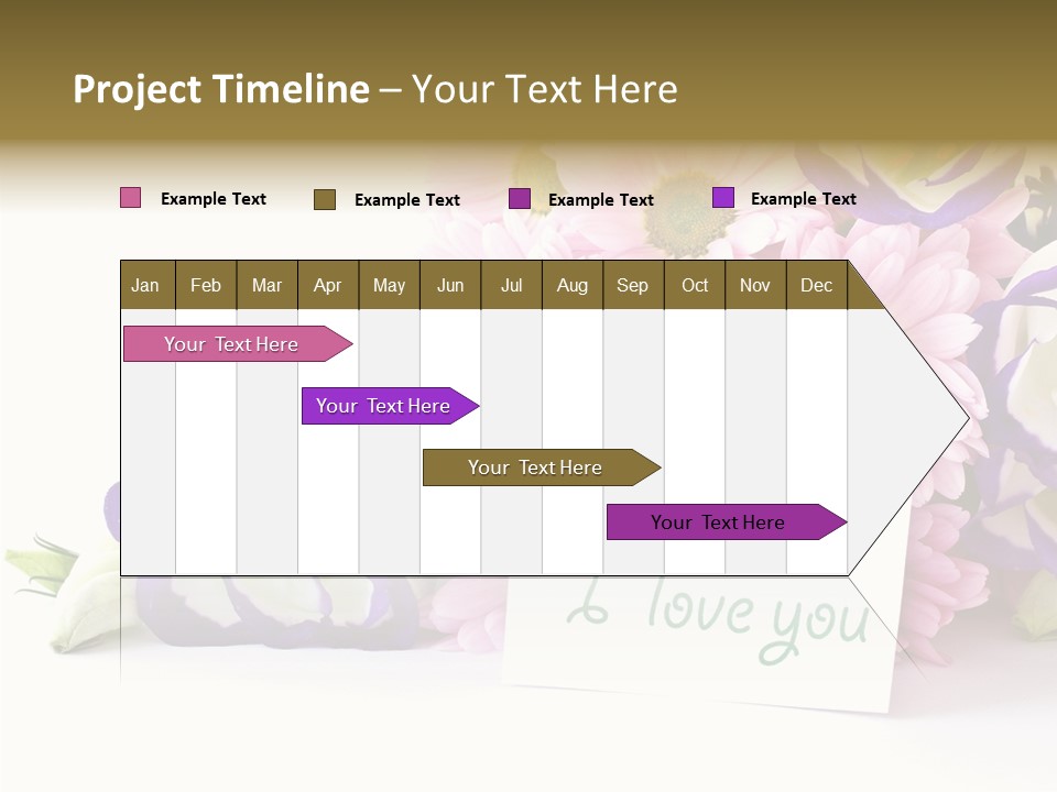 Flower Spring Chrysanthemums PowerPoint Template