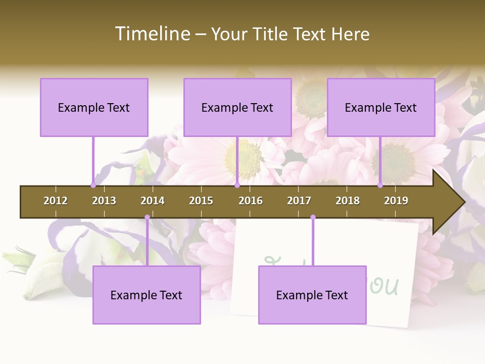 Flower Spring Chrysanthemums PowerPoint Template