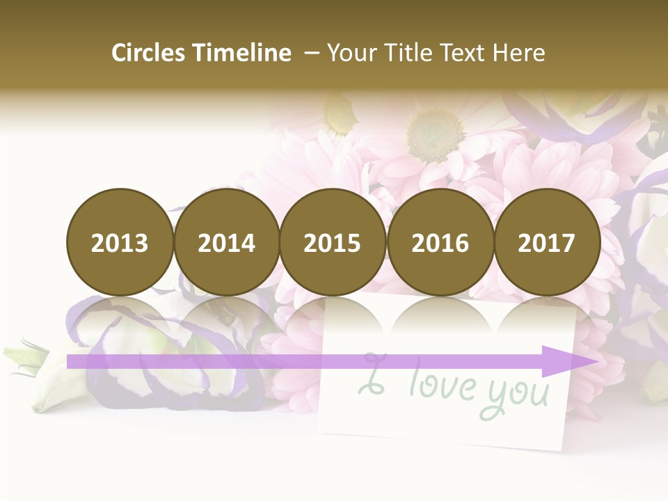 Flower Spring Chrysanthemums PowerPoint Template