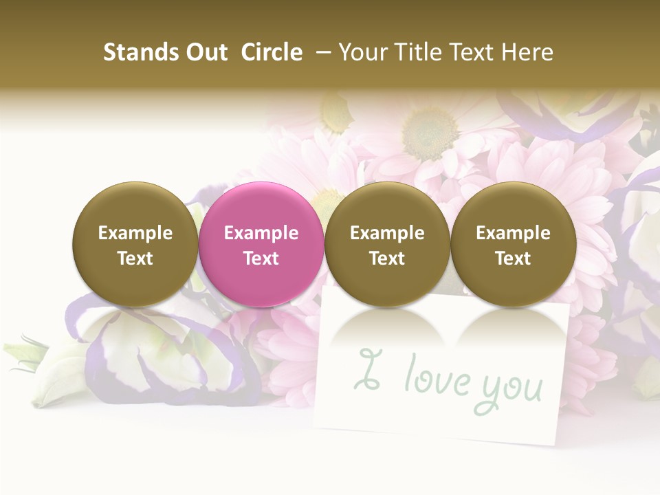 Flower Spring Chrysanthemums PowerPoint Template