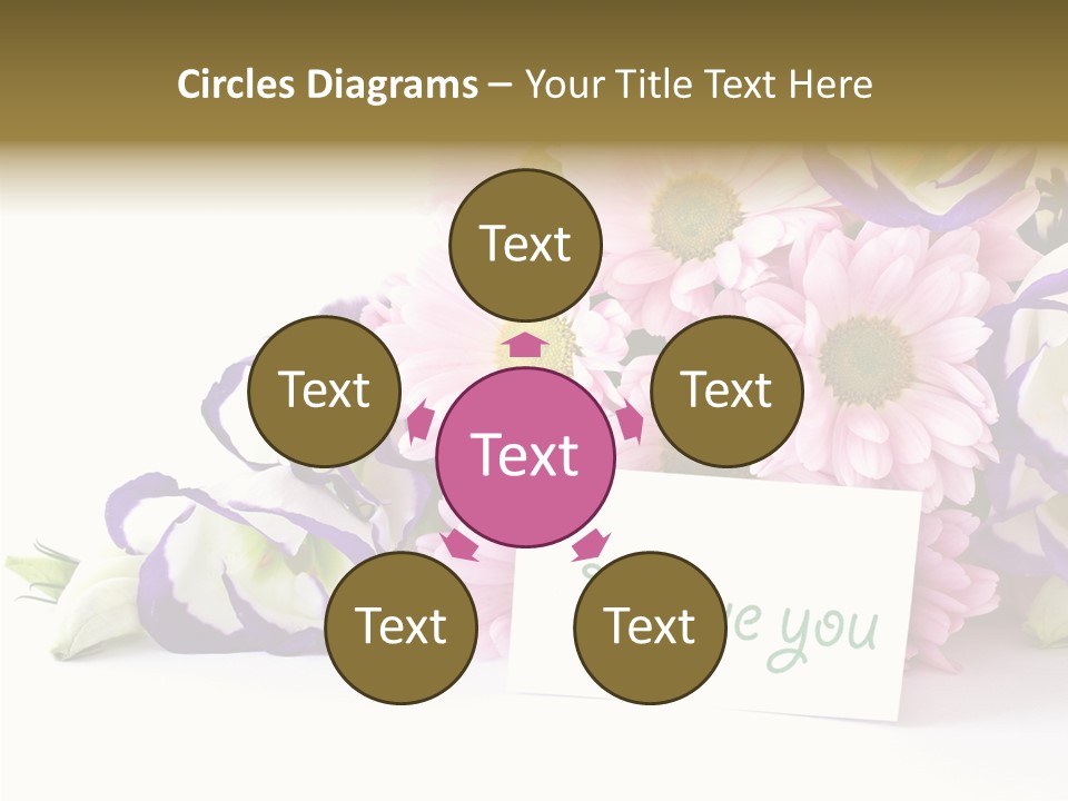 Flower Spring Chrysanthemums PowerPoint Template