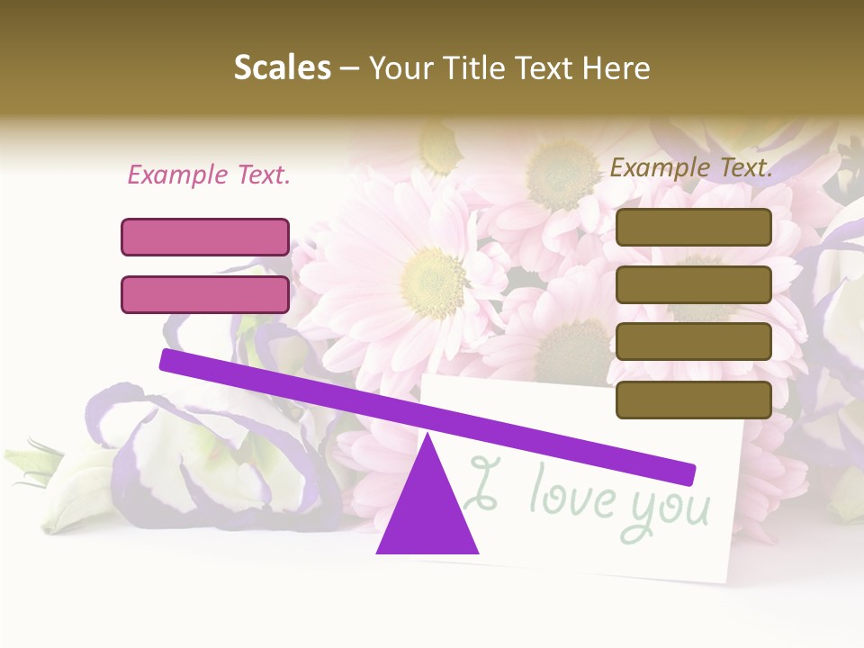 Flower Spring Chrysanthemums PowerPoint Template