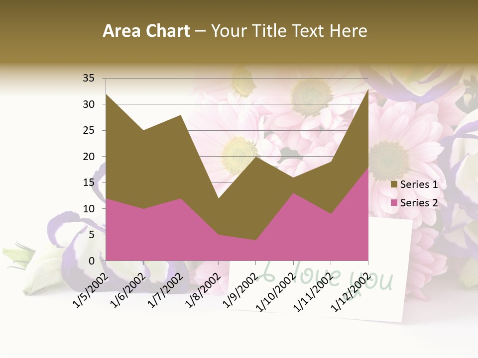 Flower Spring Chrysanthemums PowerPoint Template