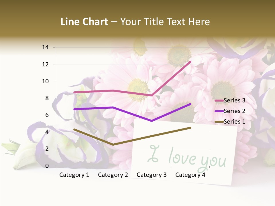 Flower Spring Chrysanthemums PowerPoint Template
