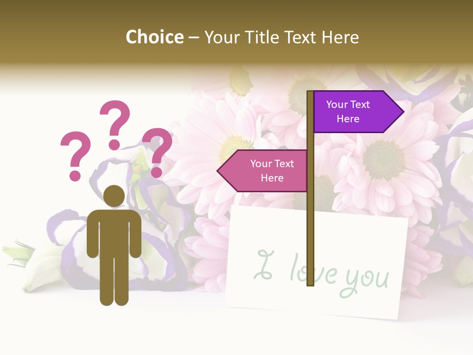 Flower Spring Chrysanthemums PowerPoint Template